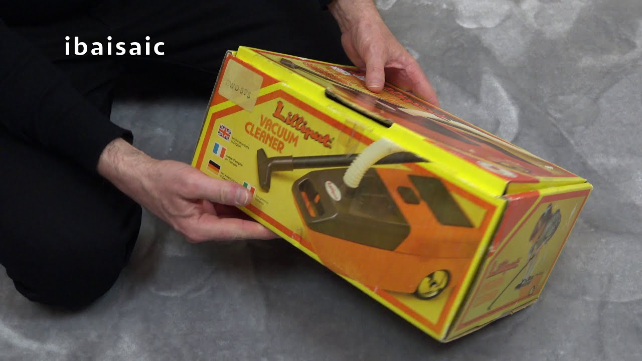 Vintage Lilliput Retro Toy Vacuum Cleaner Unboxing & Demonstration