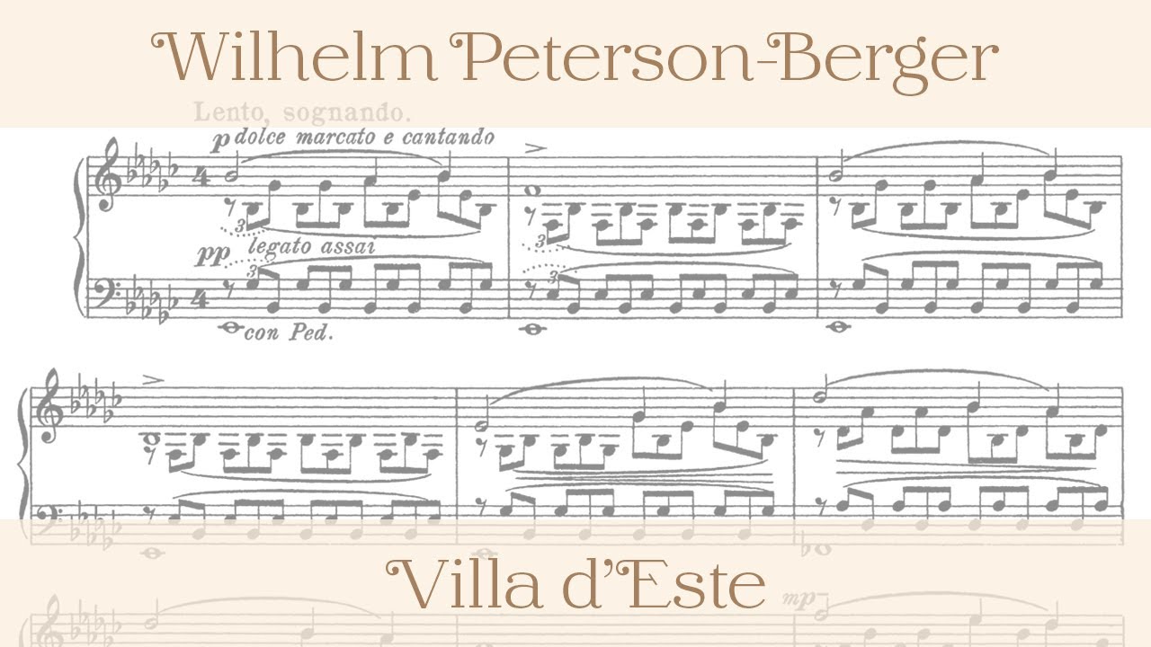 Wilhelm Peterson-Berger - Villa d'Este