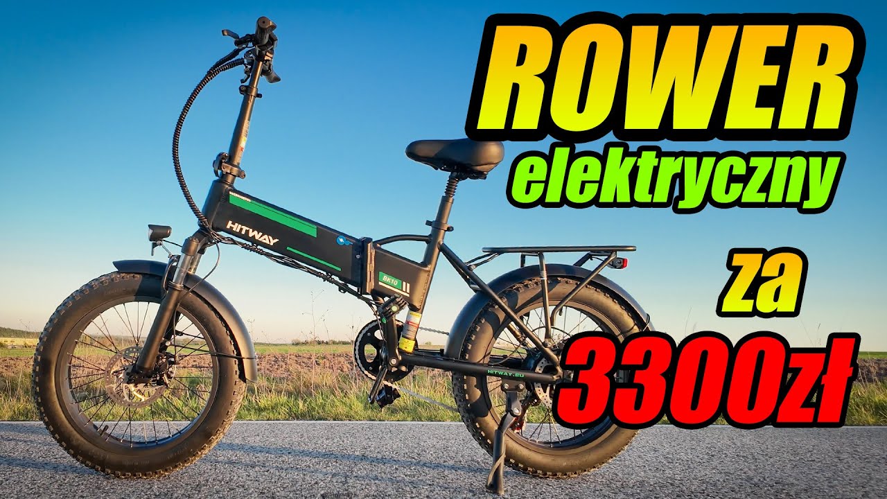 Rower Elektryczny za 3300zł i to jaki! - HITWAY BK10S