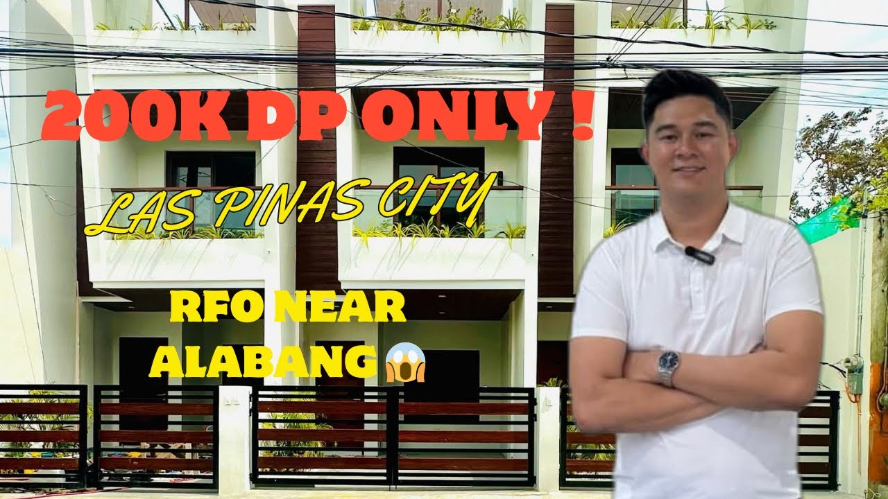 RFO 3 storey Townhouse near Alabang !