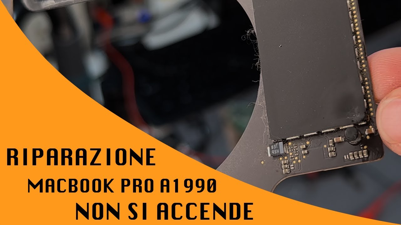 Riparazione Macbook Pro A1990 - Non carica e non si accende