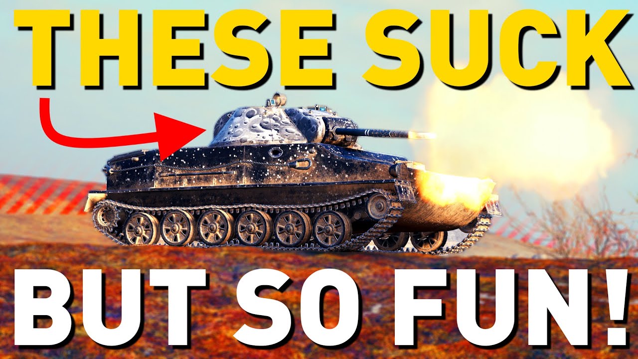 These tanks SUCK but are SO FUN in World of Tanks!