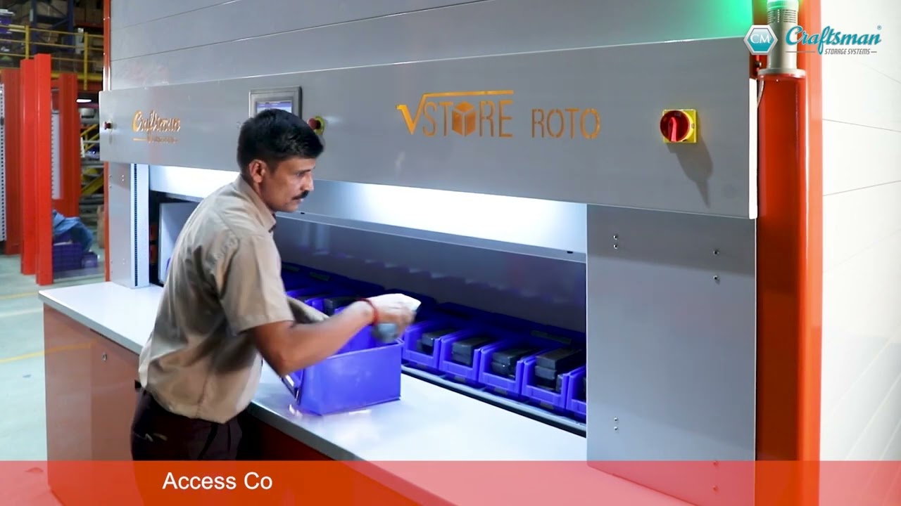 V STORE ROTO (Vertical Carousel Storage System) | Advanced Vertical Storage System | ASRS Solutions
