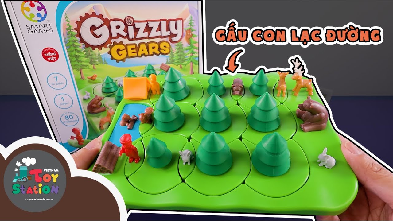 Grizzly Gears, dẫn gấu con về cho gấu mẹ với Smart Games ToyStation 946