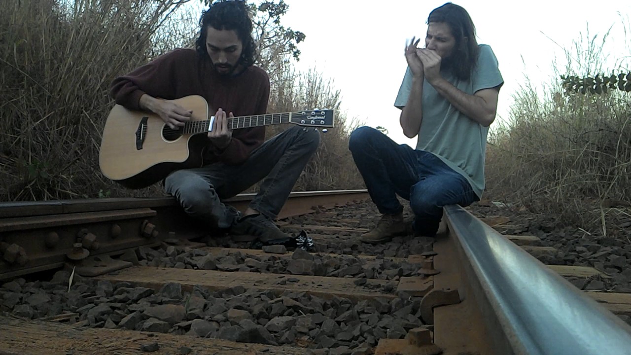 Improviso de blues - gaita e viol&atilde;o -Tiago Le&atilde;o - Matheus Le&atilde;o #1