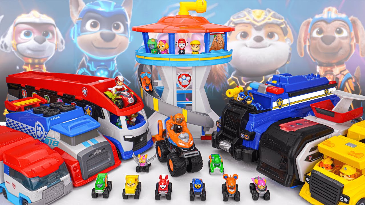 Paw Patrol MEGA Fleet Unboxing! 🐾🚓 Which Truck Is The Coolest? | Paw Patrol Unboxing ASMR #pawpatrol