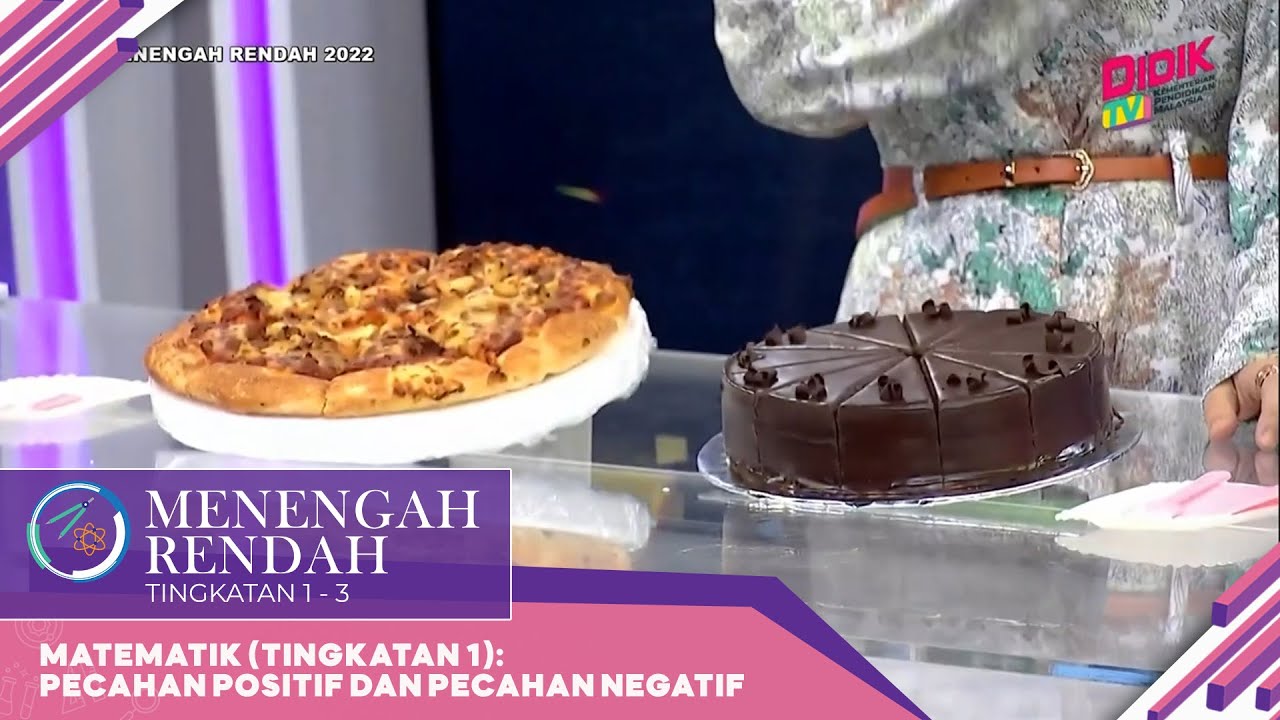 Menengah Rendah (2022) | Matematik (Tingkatan 1):  Pecahan Positif dan Pecahan Negatif