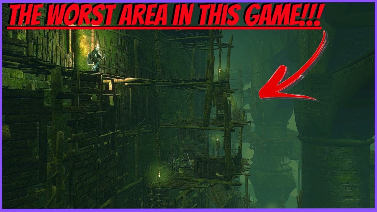 The WORST area in Dark Souls 1 SO FAR!!!