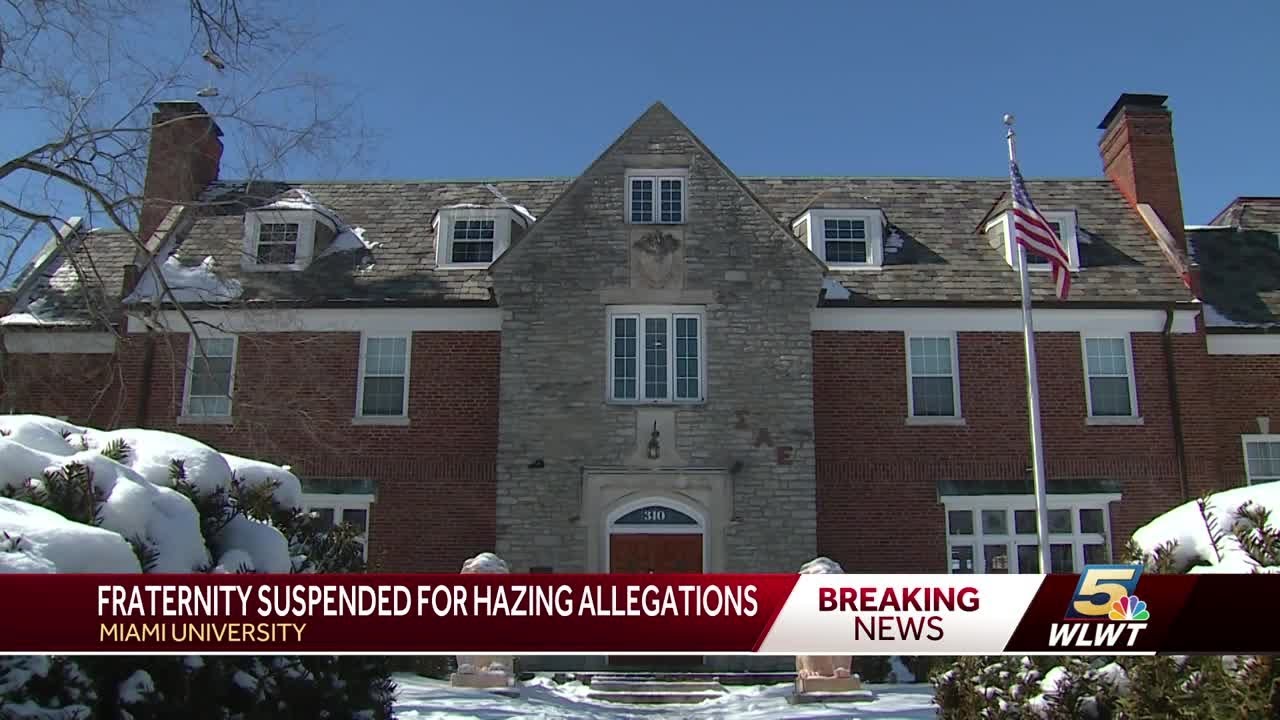 Miami University fraternity suspended over hazing allegations