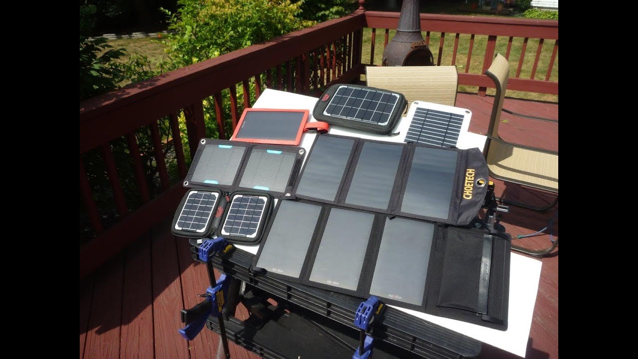 Portable USB Solar Panel Charger Review / Tests  - Part 1