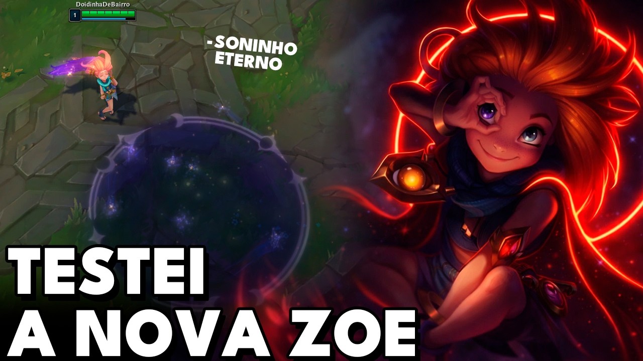 RIOT MUDOU A ZOE NO PBE, AGORA A BOLHA DO SONINHO VAI FICAR...