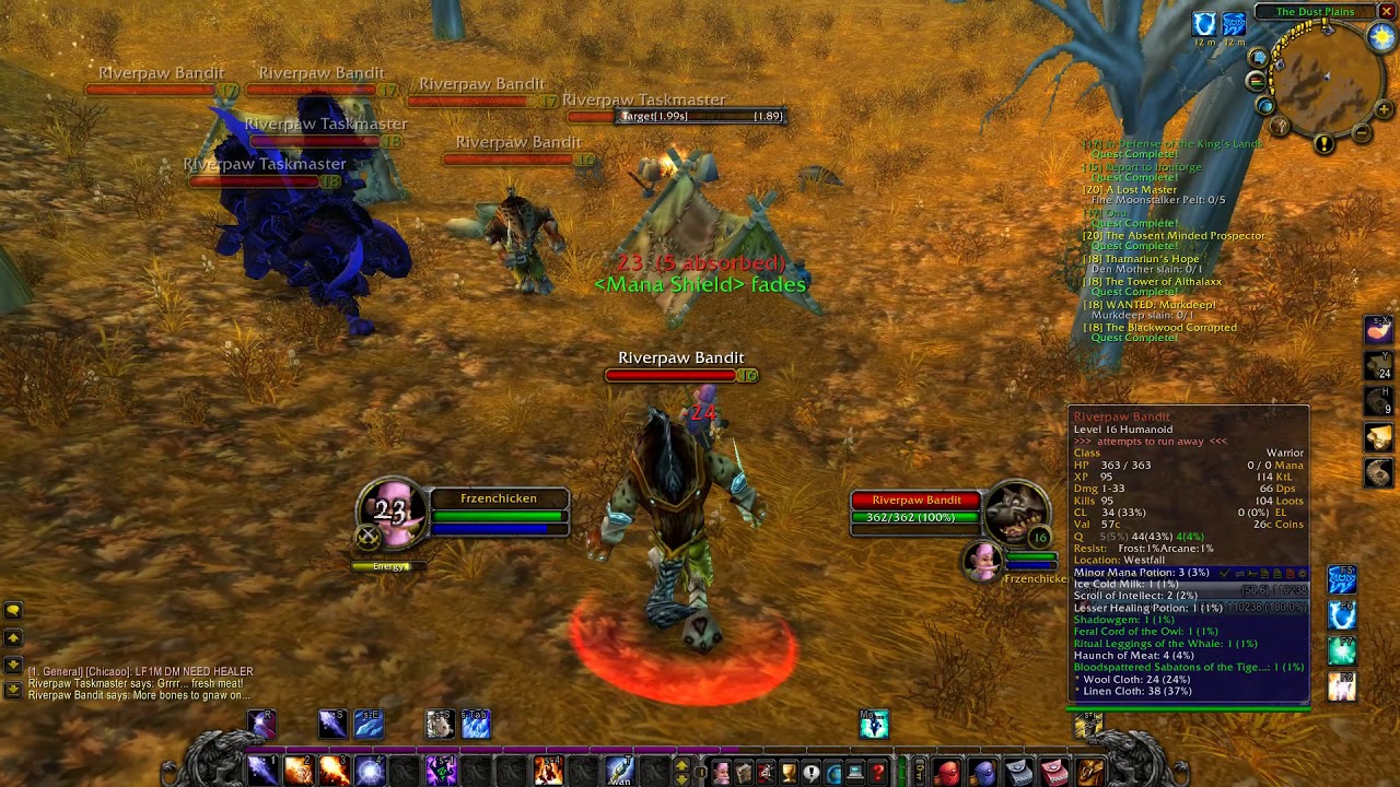 21 mage aoe grinding (20+ req)