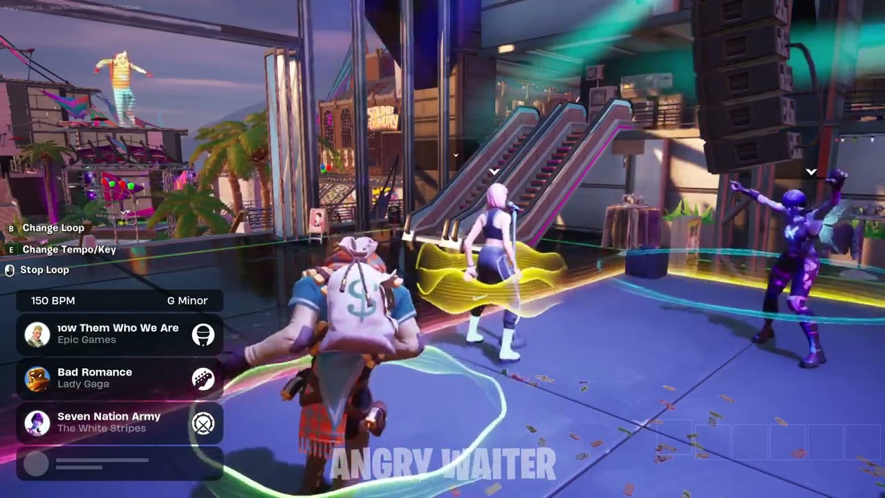 Fortnite Jam Stage: Show Them Who We Are X Bad Guy and Seven Nation Army Drums