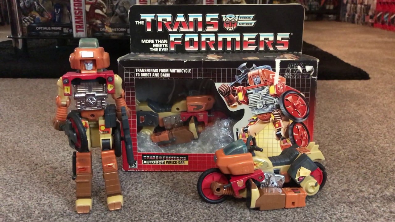 Transformers Generation one wreckgar. Vintage original G1 junkion. Generations, chug, classic. Movie
