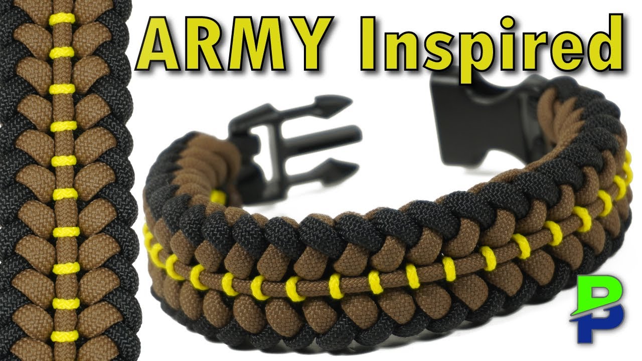 Вдохновлено армией — самодельный освященный браслет из паракорда — BoredParacord.com
