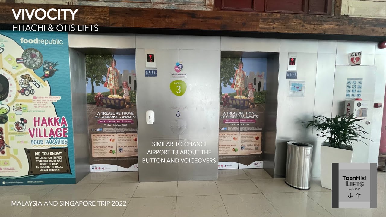 VivoCity - Hitachi & OTIS Lifts | ToanMixi Lifts