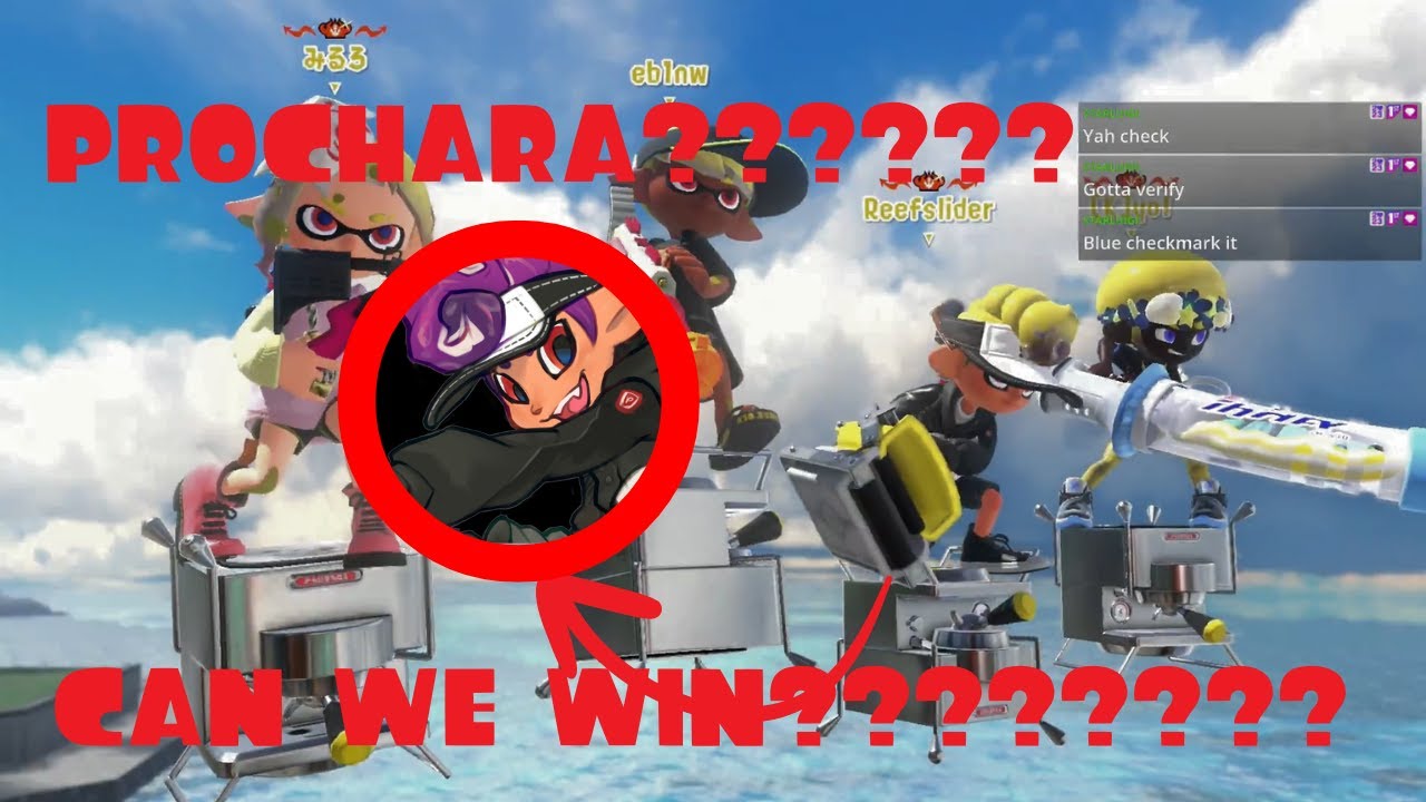 I FOUND THE BEST SPLATOON YOUTUBER IN X RANK @ProChara