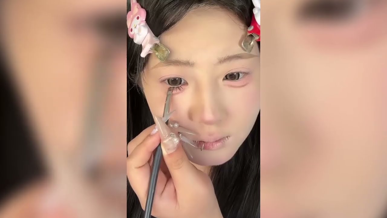 so beautiful makeup tutorial Asian look natural #makeuptutorial #beautytutorial #skincare 💄😍
