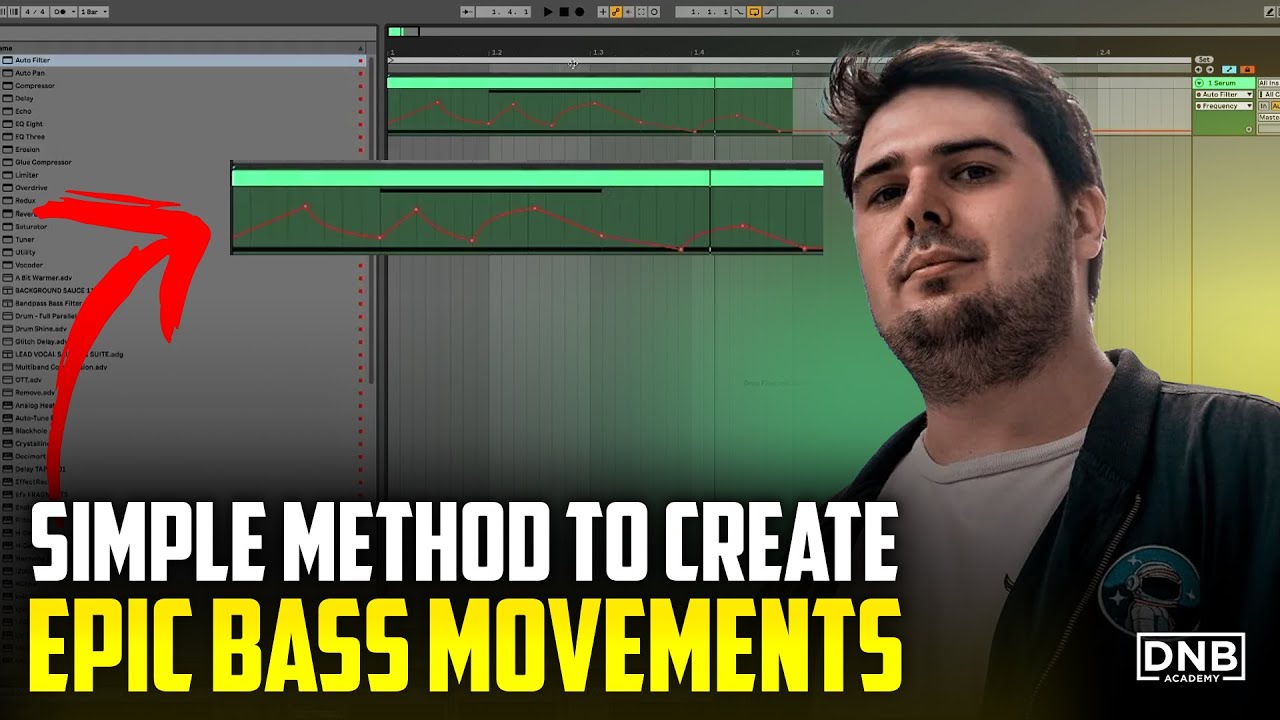 Simple Method To Create Epic Bass Movements | DNB Academy