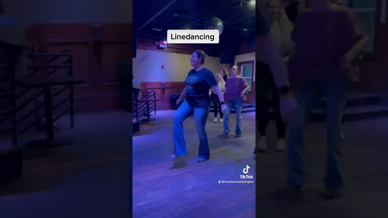 Shawty got moves, line dancing