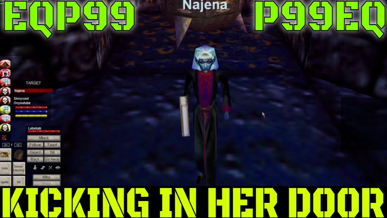 EverQuest P99 Exploring NAJENA Part 2 NAJENA Drelzna Rathyl Dungeon Crawl Lvl 60 Necromancer EQ