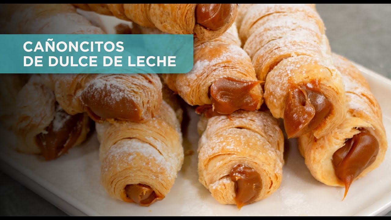 RECETA DE CA&Ntilde;ONCITOS DE DULCE DE LECHE