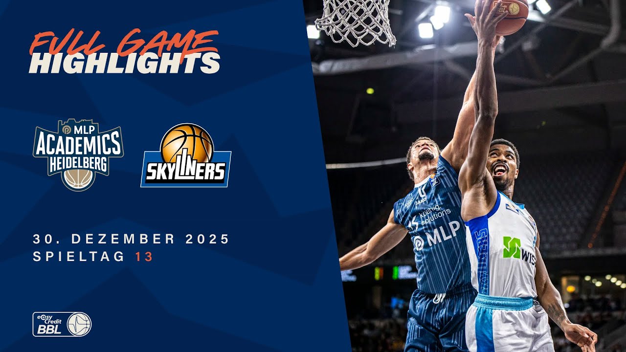 MLP Academics Heidelberg vs. Skyliners - Full Game Highlights - Spieltag 13, 25/26