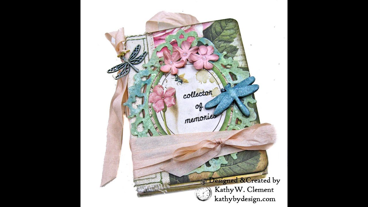 Stamperia Spring Botanic Eileen Hull Treasure Box with Notebook Insert Tutorial