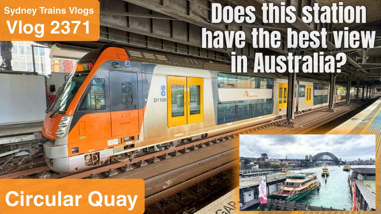 Видеоблог Sydney Trains Vlog 2371: Circular Quay &mdash; с этой ли станции самый лучший вид в Австралии?