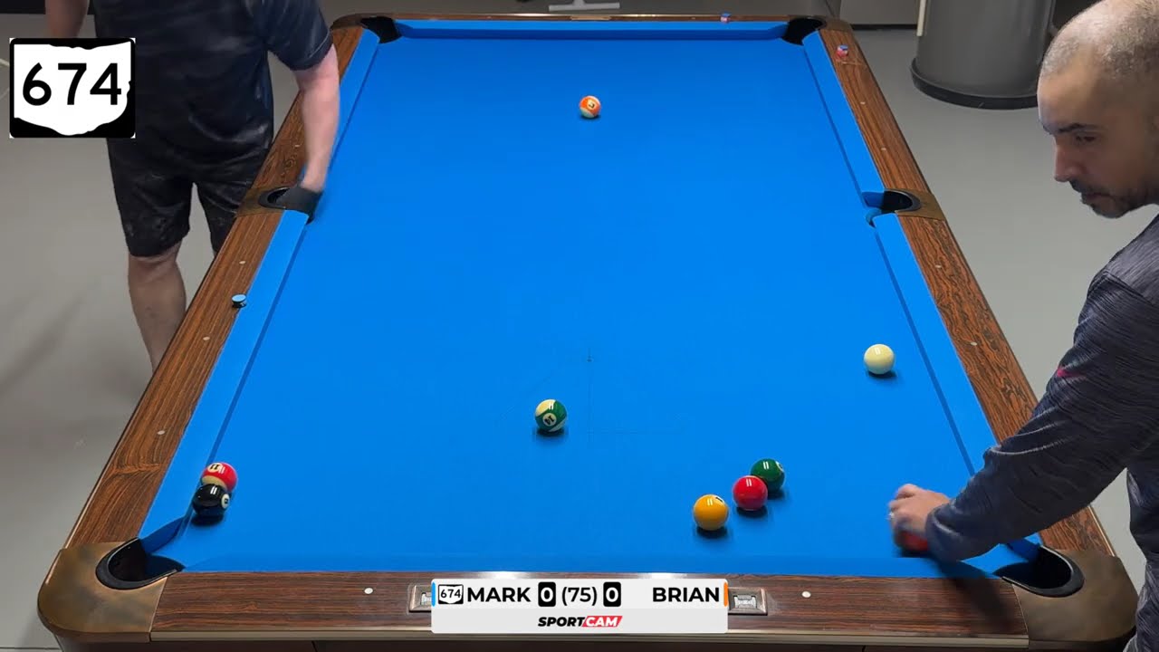 Mark v Brian (75) 3 games 12-2-26 {runs of 20, 21, 23 & 27}