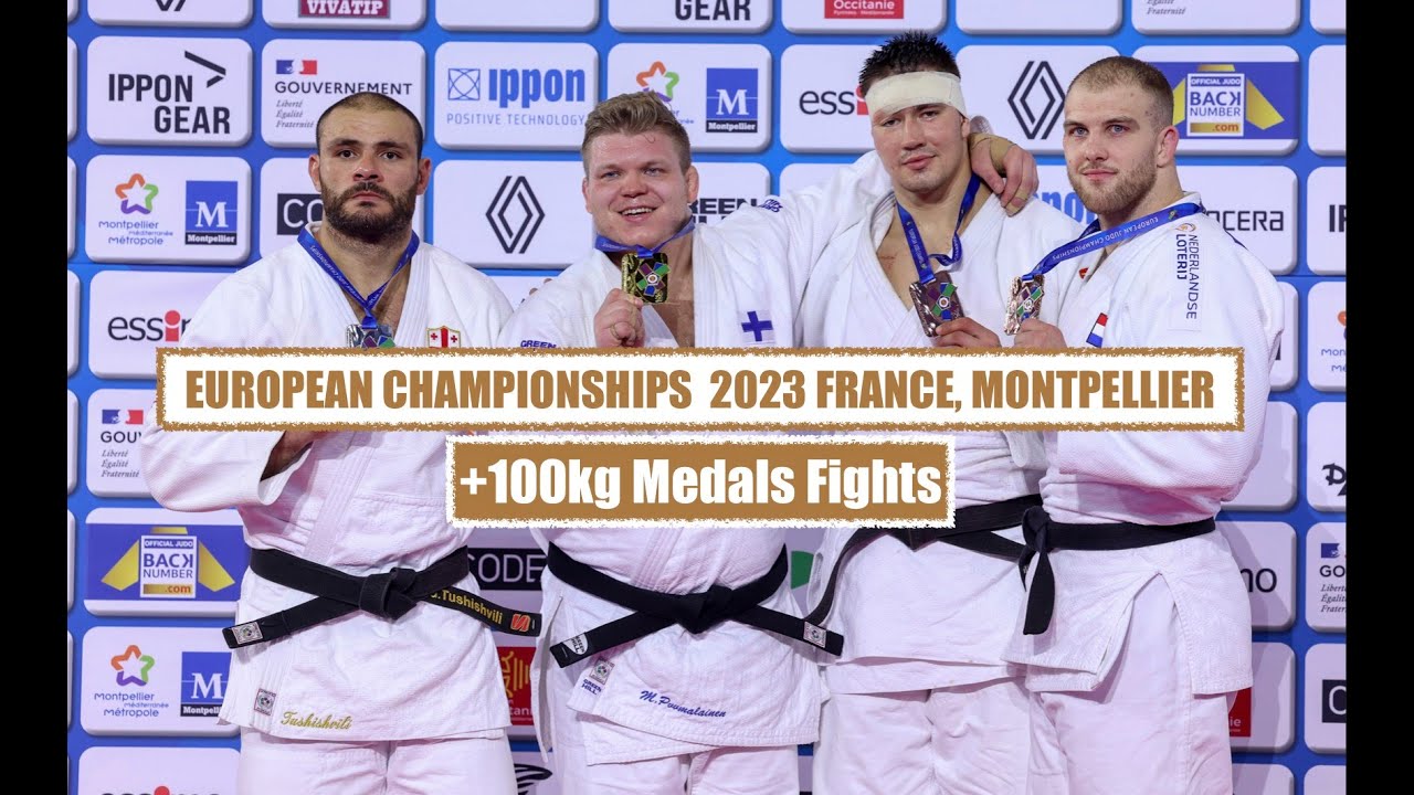 +100kg Medals Fights [ EUROPEAN CHAMPIONSHIPS INDIVIDUALS 2023FRANCE, MONTPELLIER ]