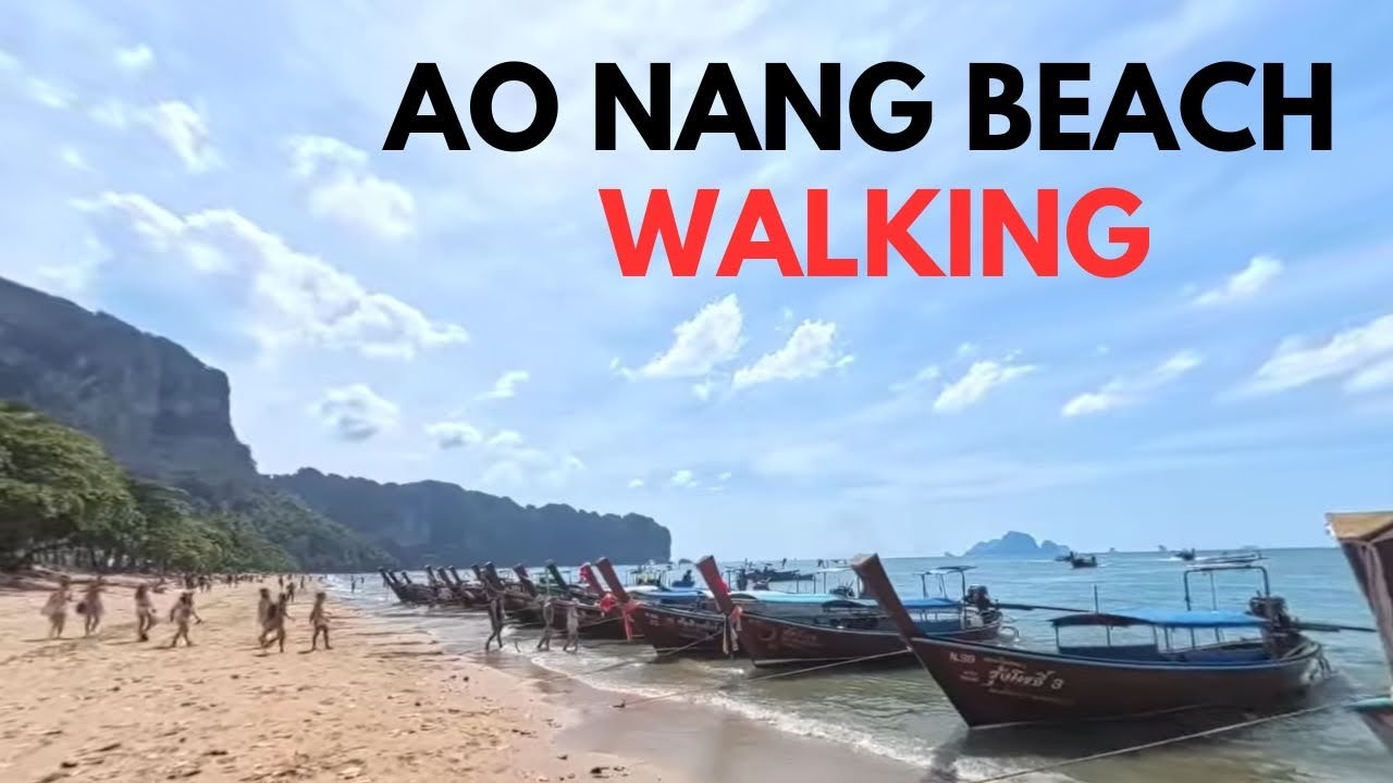 Thailand 360° – Ao Nang Beach Walk 2 | 4K HD 2026