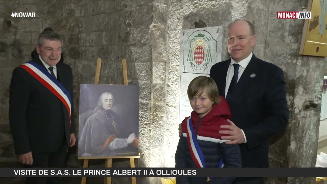 Visite de S A S  Le Prince Albert II à Ollioules