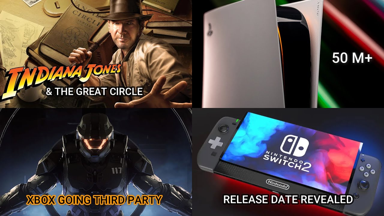 Indiana Jones, Xbox Direct | Xbox Third Party | PS5 50 Million Sold | Nintendo Switch 2 Release Leak