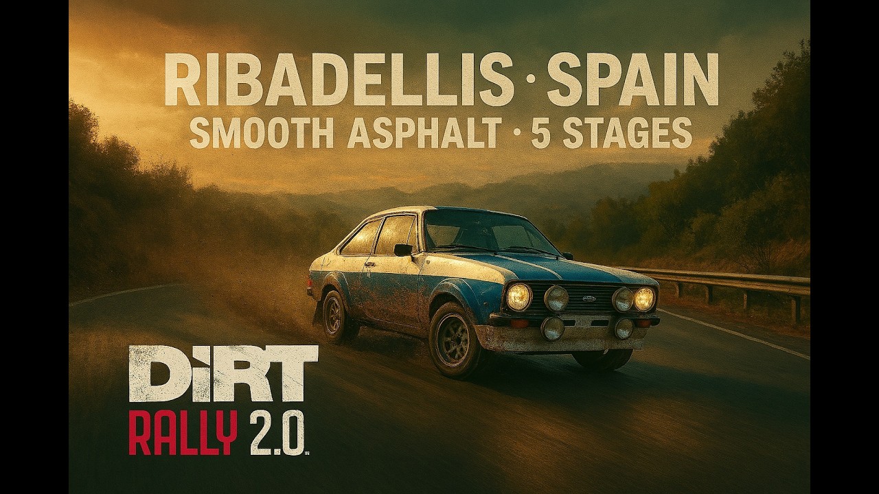 Ribadelis Spain Smooth Asphalt 5 Stages  DiRT Rally 2 0
