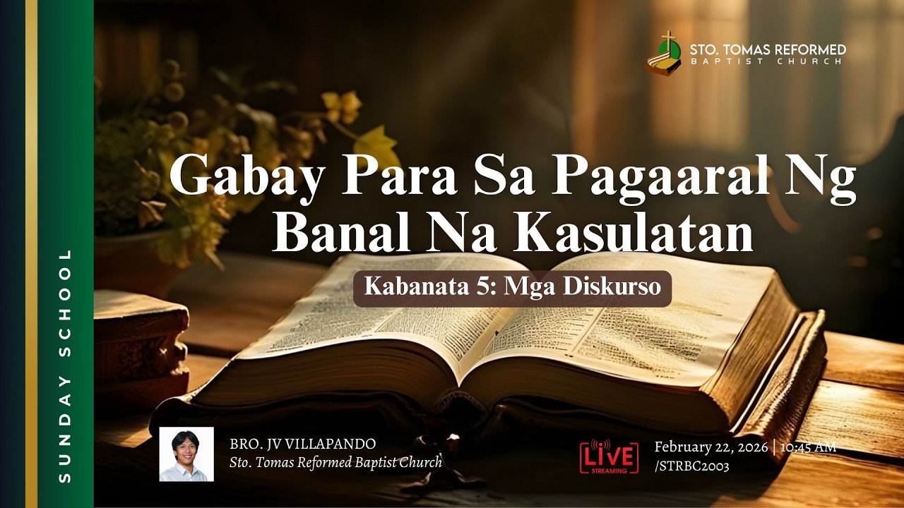 Gabay Para Sa Pagaaral Ng Banal Na Kasulatan (P5) | Sunday School