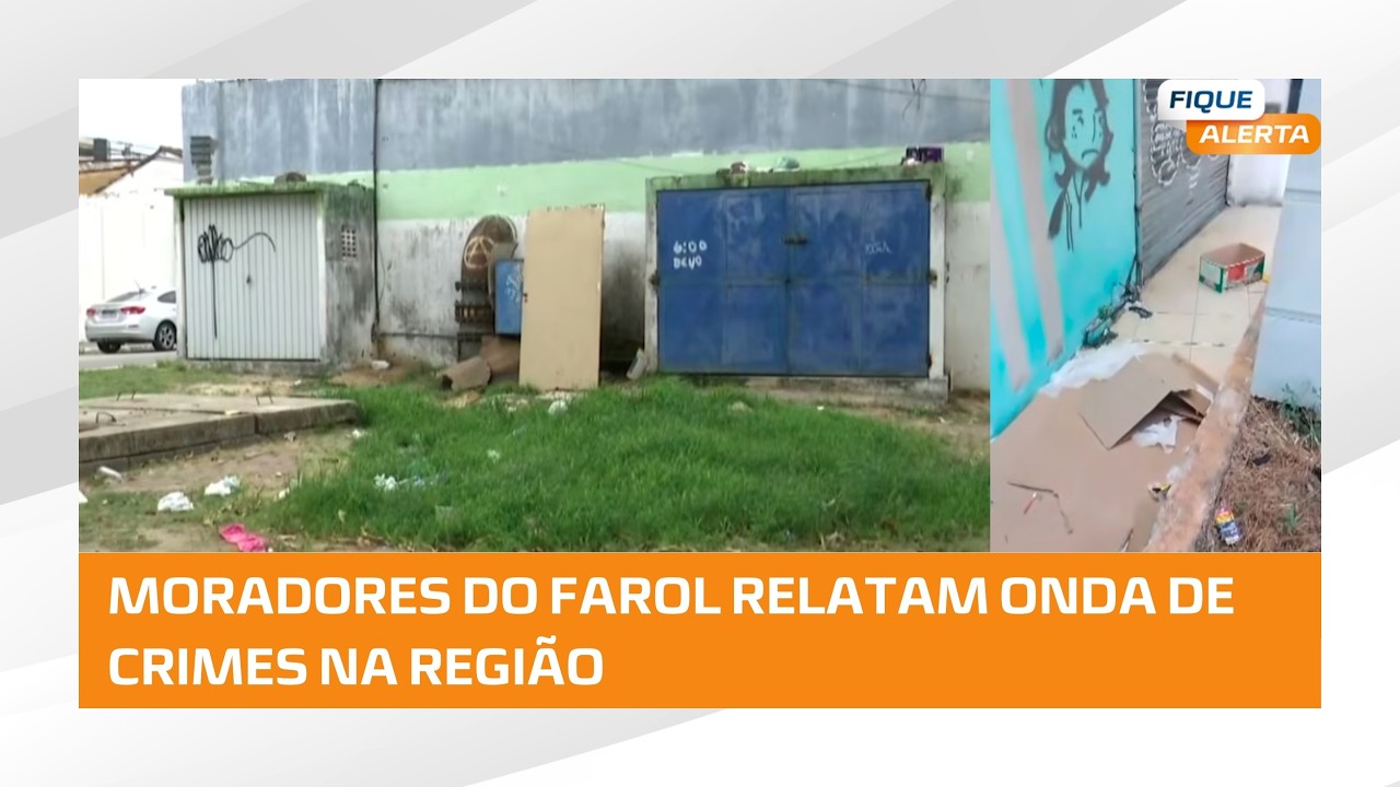 Assaltos e arrombamentos tiram sossego de comunidade no bairro do Farol