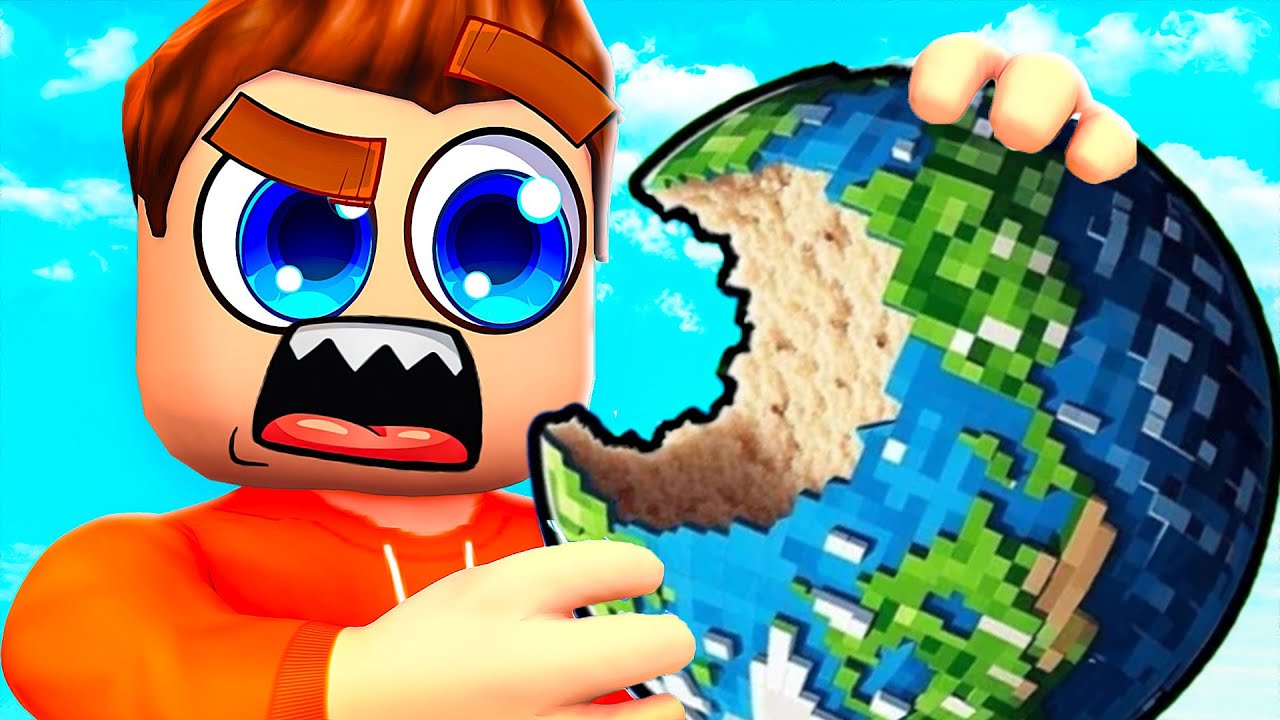 Ich FRESSE die GANZE ERDE in Roblox!🌍