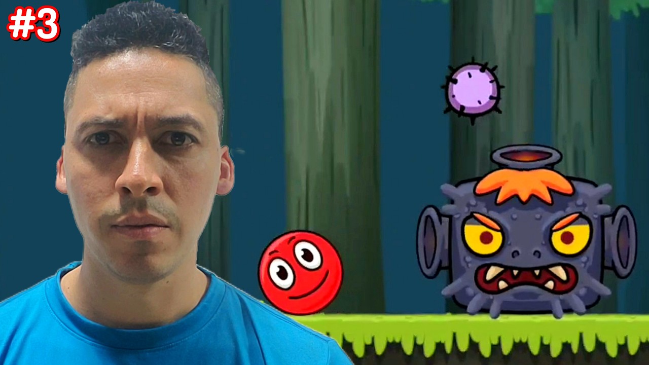 Red Ball Roller - #3 - Destruyo Jefe Que Dispara - Juegos De MELVIN