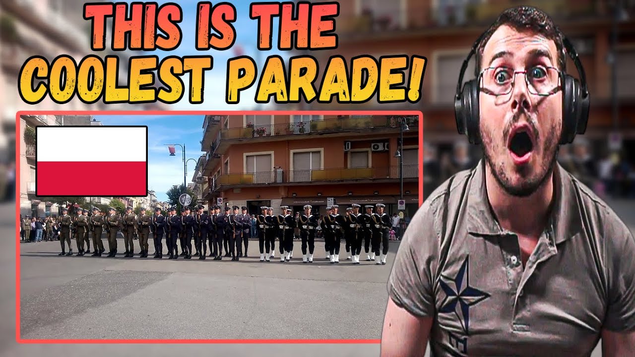 Polish Military Parade in Cassino 🇵🇱🇮🇹 Reaction