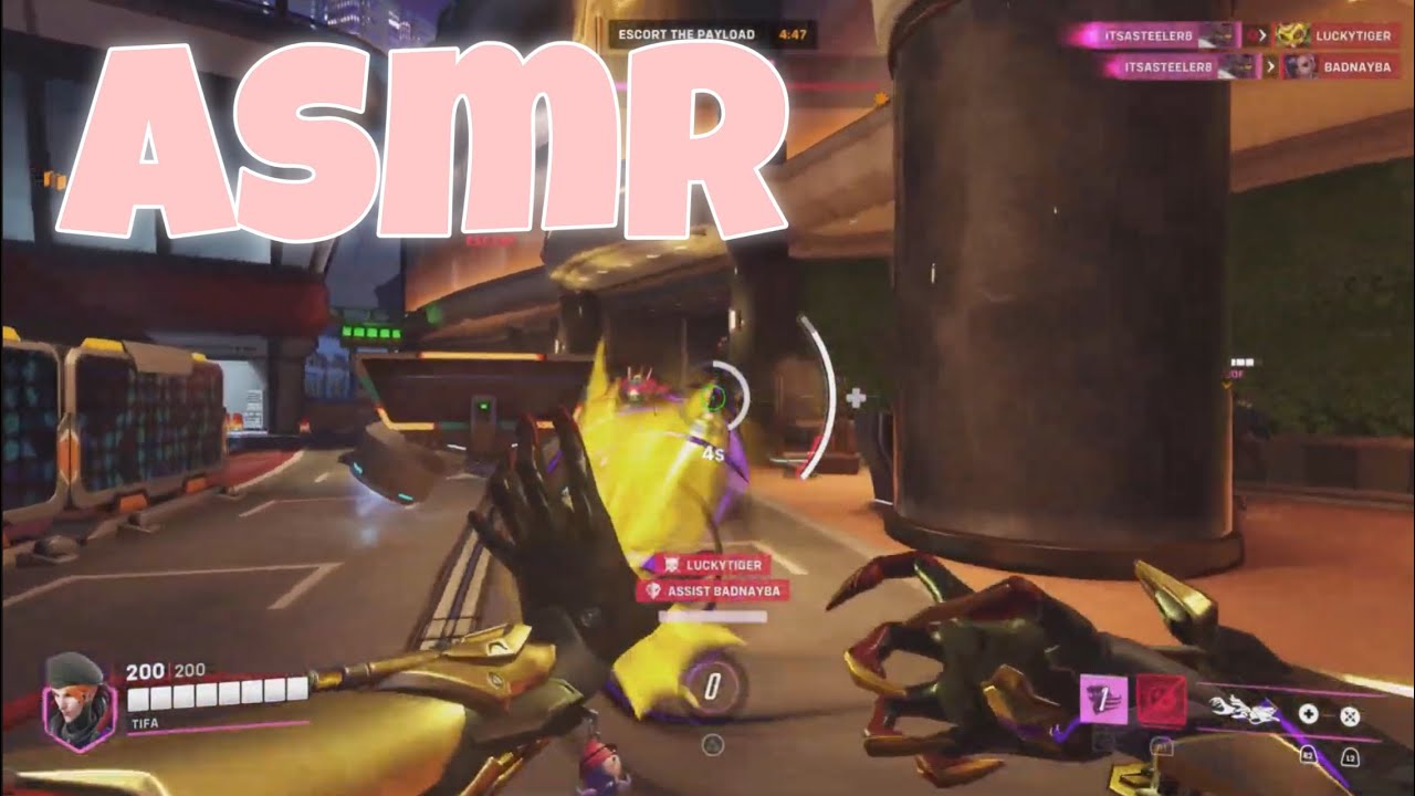 Sucky wucky time‼️ Overwatch 2 ASMR Gameplay || soft whispers, controller sounds