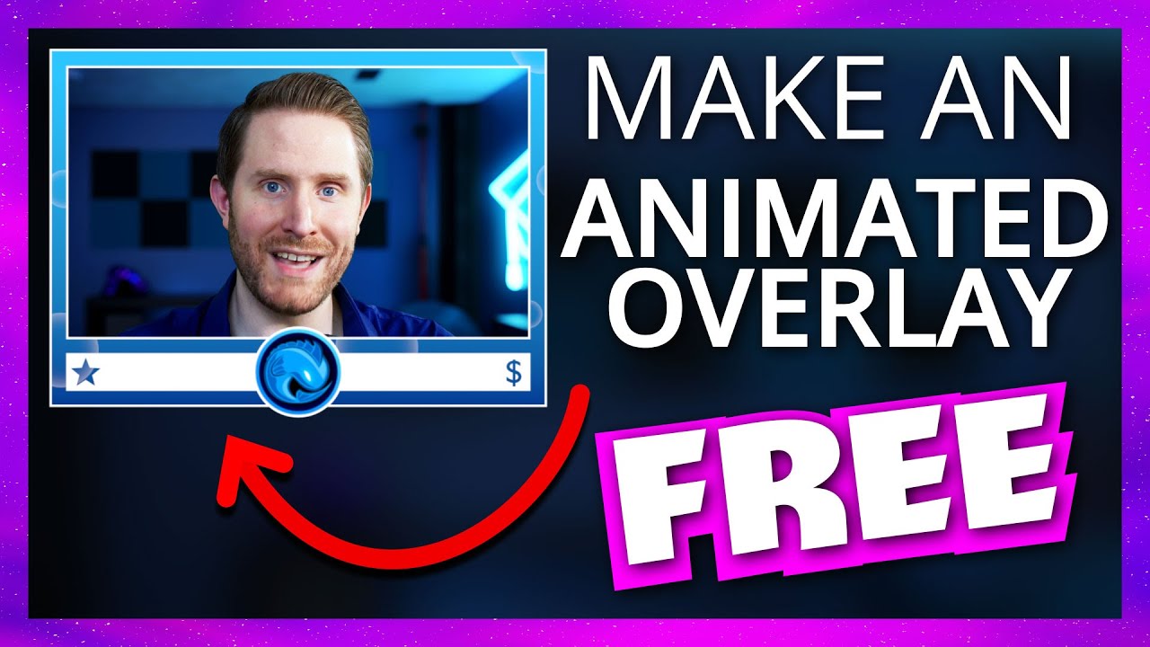 How to Make an ANIMATED Camera Overlay in Blender 2.8 for your Twitch Stream | StreamSchool