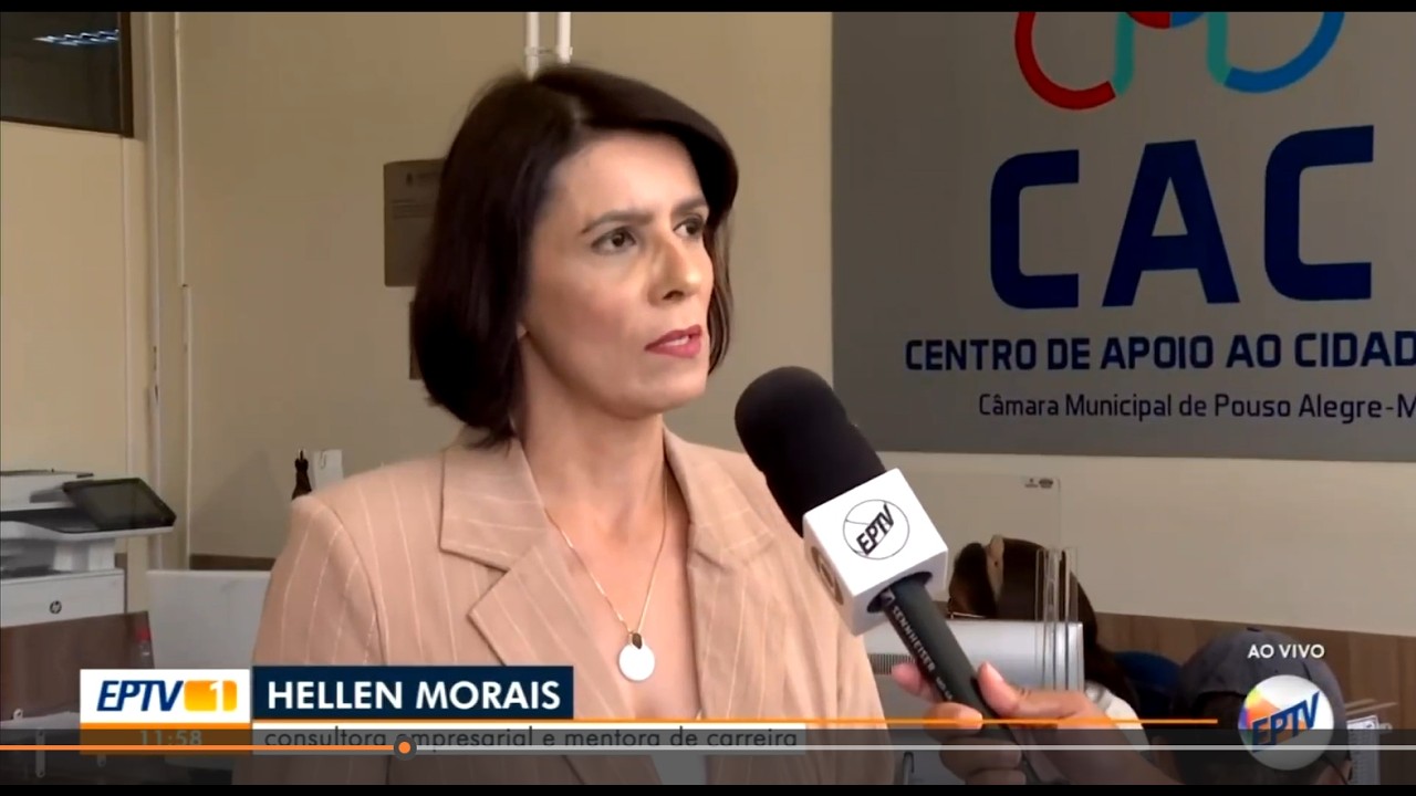 Entrevista à EPTV, afiliada da TV Globo, sobre oportunidades de emprego no Sul de Minas em 2026