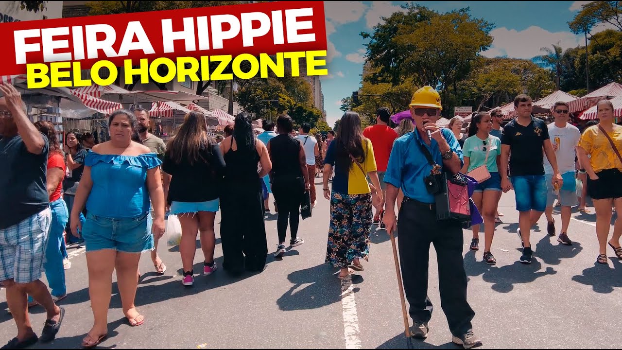 FEIRA HIPPIE | CENTRO | BELO HORIZONTE-MG | NA RUA 4K
