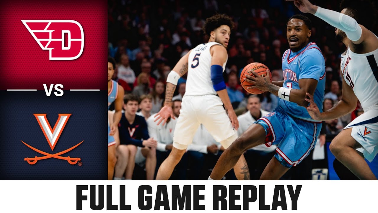 Dayton vs. Virginia Full Game Replay | 2025-26 ACC Men’s Basketball