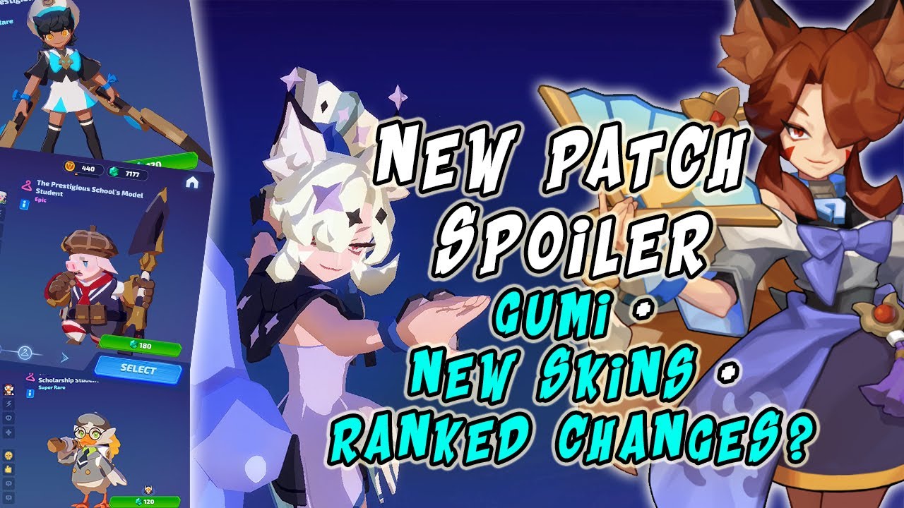 NEW PATCH SPOILER: Gumi + Ranked Changes + New Skins - Smash Legends