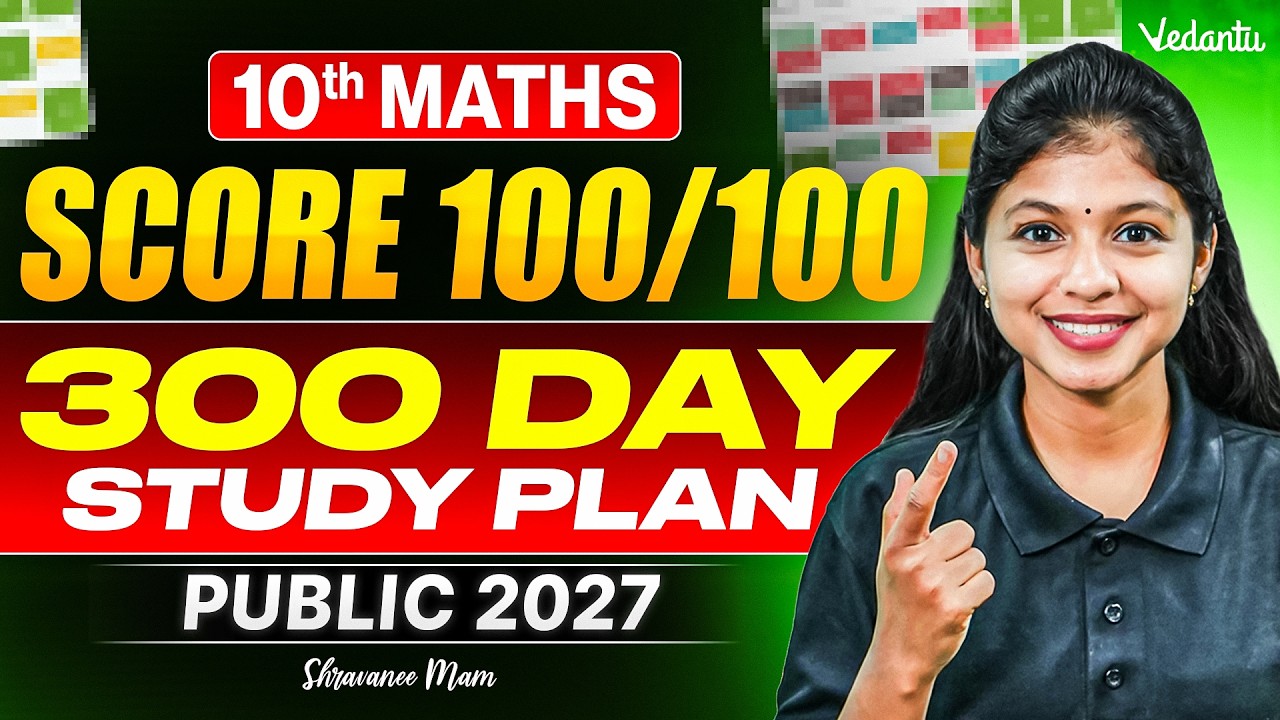 10th Maths | 300 Day Study Plan Public Exam 2027 | TN State Board | Shravanee Ma'am