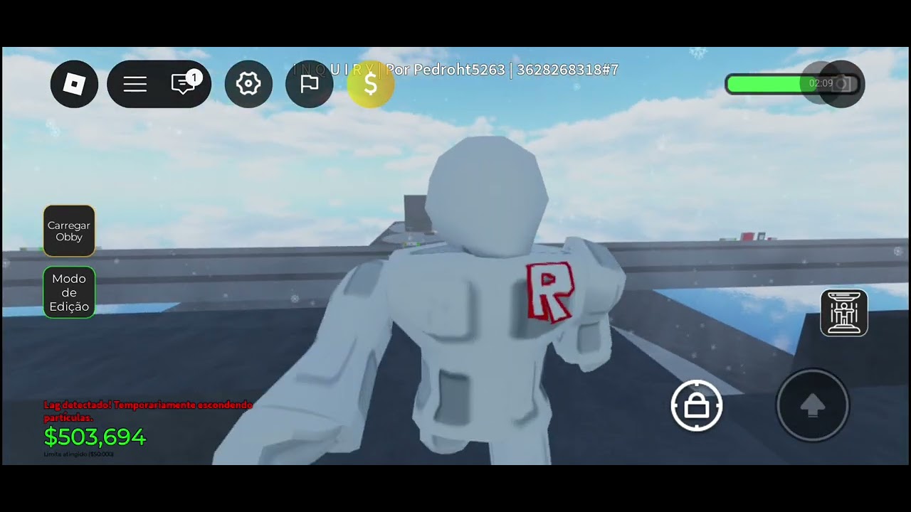 Mostrando o novo jogo de parkour que eu e meu mano rgtd está fazendo ! 