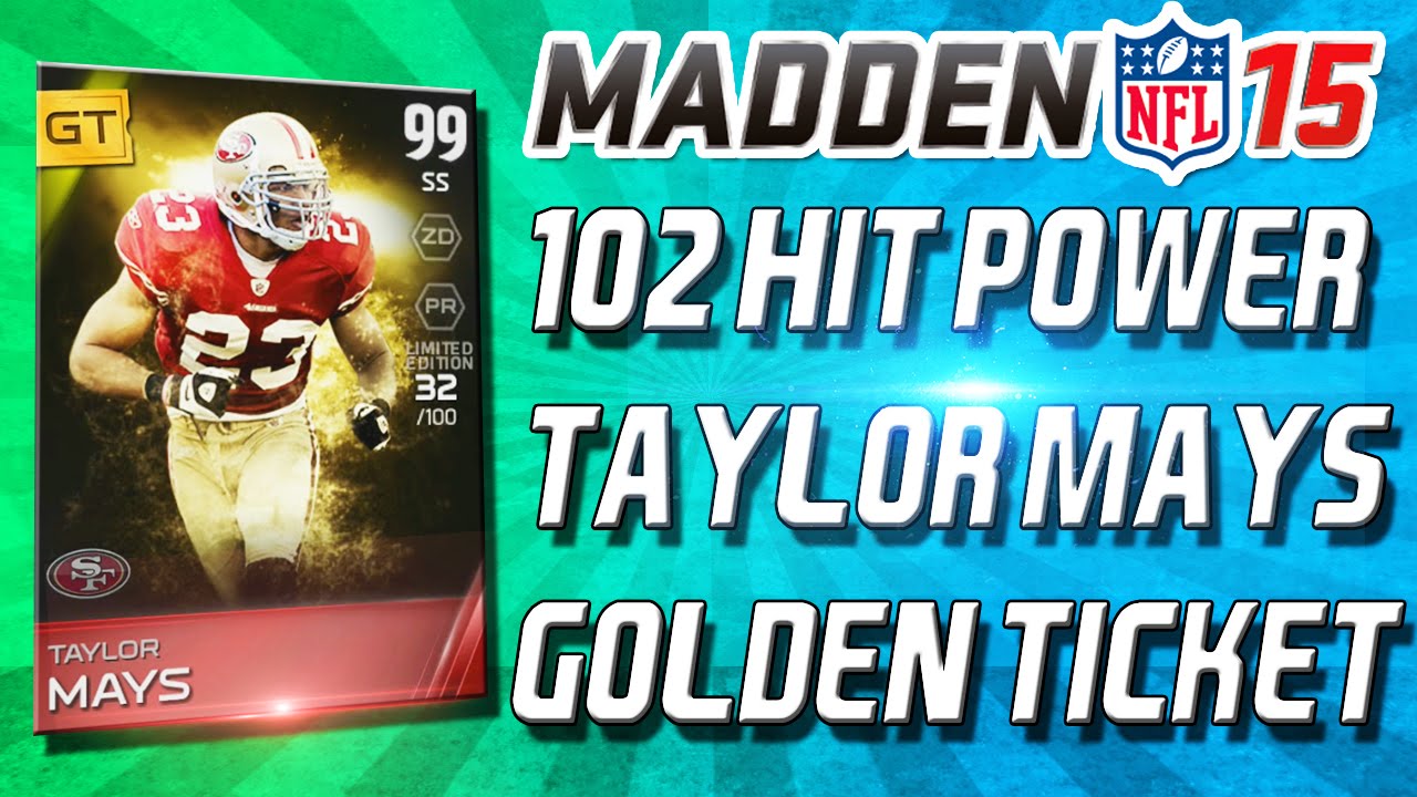 Madden 15 Ultimate Team - GOLDEN TICKET TAYLOR MAYS! EMMITT SMITH DISRESPECTED! - MUT 15