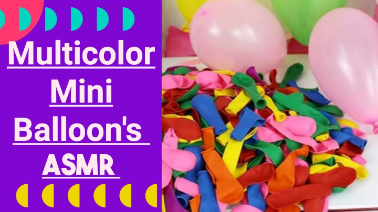 ASMR Mini Balloon Pop Therapy: Calm Your Mind with Tiny Pops 🎈💥 ( ASMR with Magic 🪄👀)